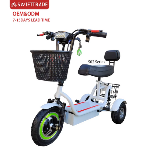 Swift S02 Electric Tricycle front view