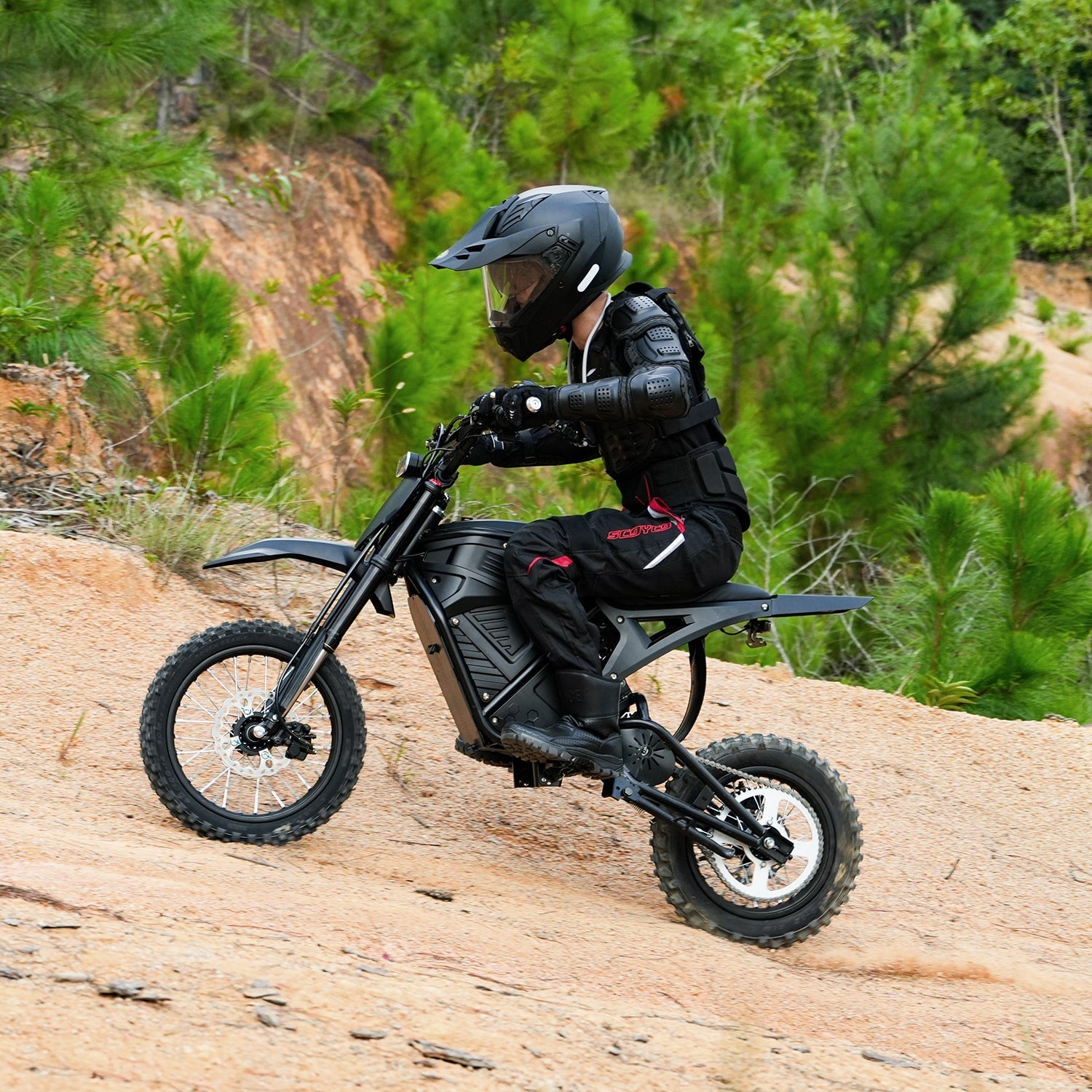 VIPCOO H3 Electric Dirt Bike action shot